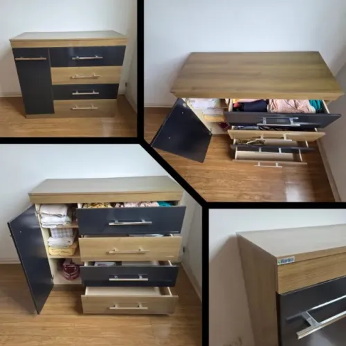 Cômoda usada em perfeito estado 4 gavetas e 1 porta