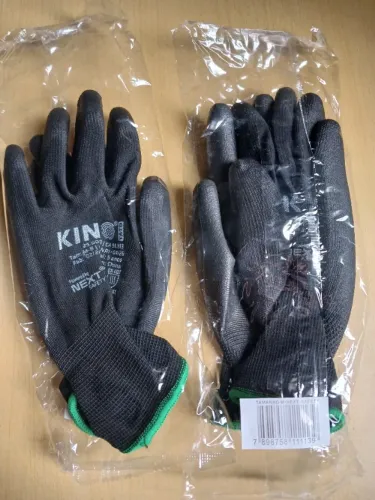 2 Pares Luva Multitato Emborrachada Pu Montagem Mecanico Epi