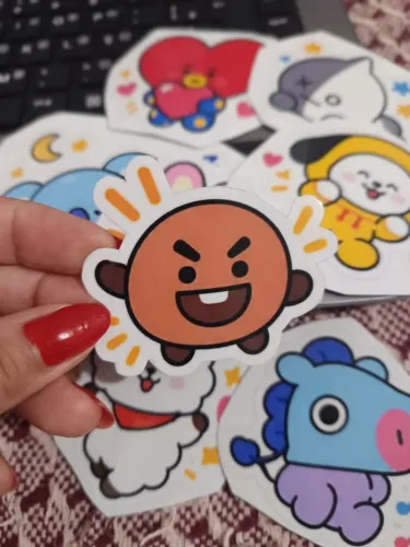 Kit papelaria K-pop personalizada