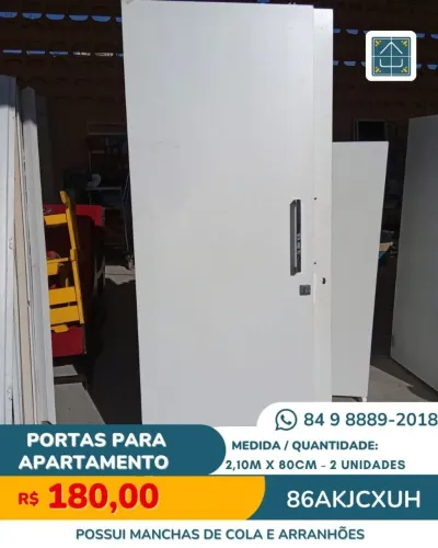 2 PORTAS PARA APARTAMENTO