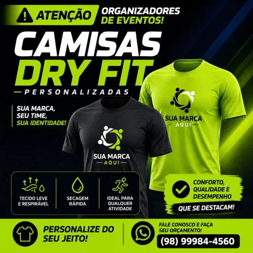 Camisas personalizadas dryfit 