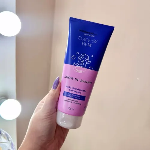 Loção hidratante desodorante corporal Cuide-se Bem Show de Banho 200ml