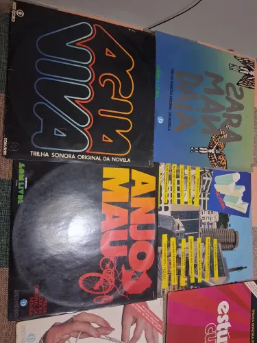Discos de vinil temas de novelas