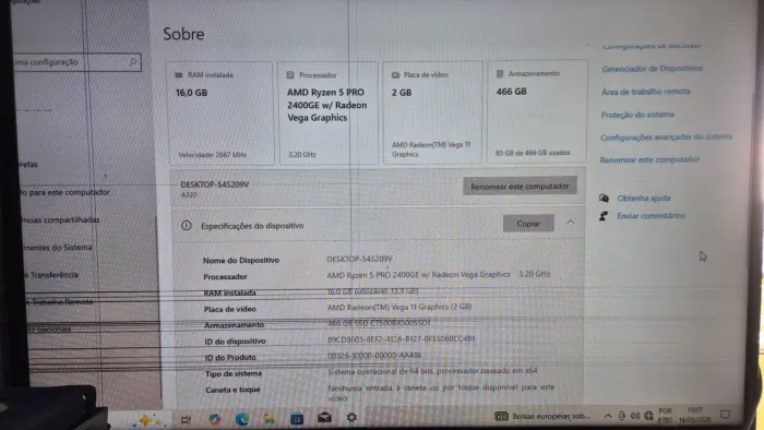 desktop ryzen 5 16gb ram