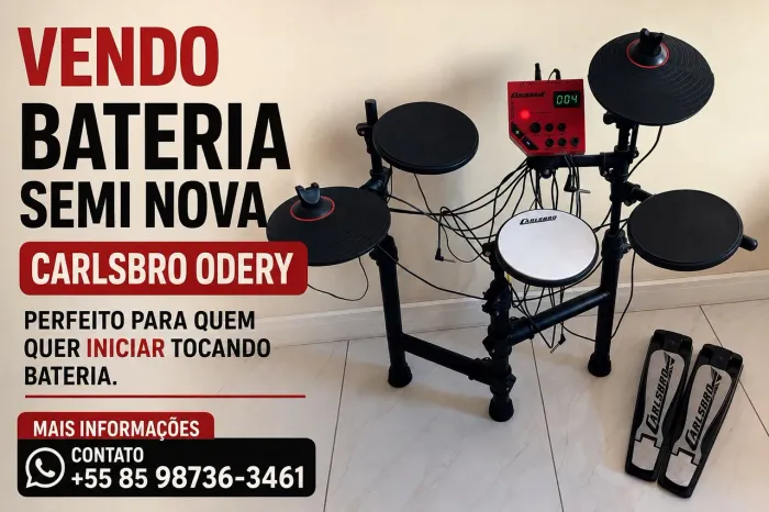 Bateria eletrônica CARLSBRO ODERY