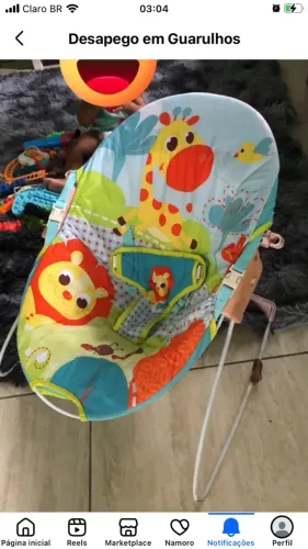 Vende-se cadeirinha de descanso para bebê 