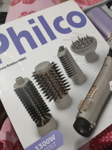 ESCOVA ROTATIVA PHILCO 5 EM 1 - possui nota fiscal 