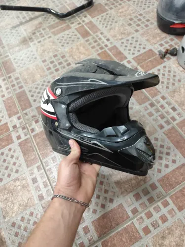Capacete para moto cross