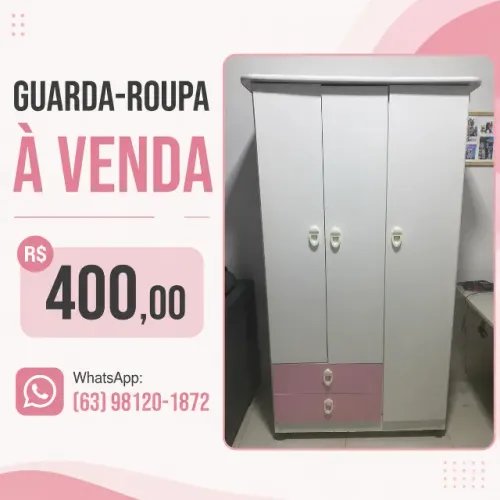 ? VENDO GUARDA-ROUPA ? R$ 400,00