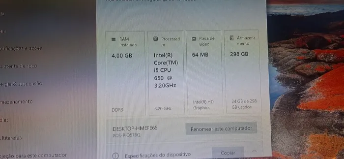 Computador positivo i5 1 geração