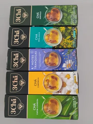 Kit de chá na promoção