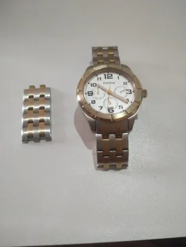 Relógio Fossil Original - Modelo BQ1410 | Aço Inox | Multifuncional