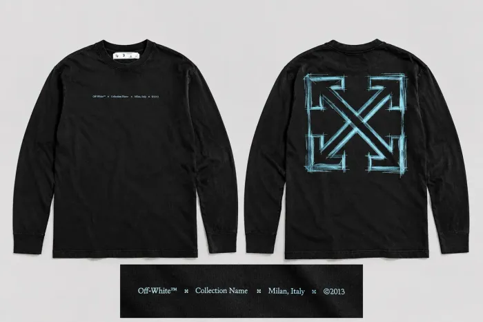 Camisa manga longa - OFF WHITE - collection name