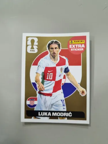 Extra-sticker Modric ouro