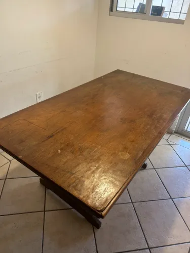 Vende mesa madeira maciça 160x85