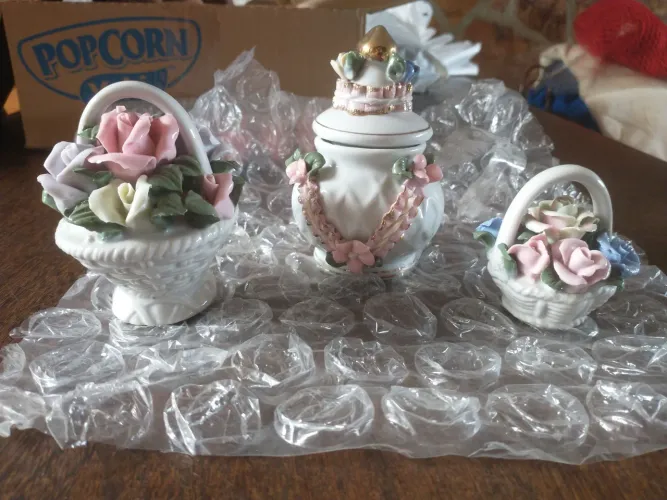 Vasos de flor porcelana