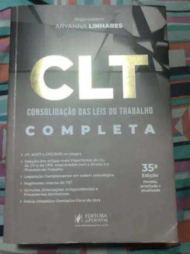 CLT completa, 35 edição, Aryanna Linhares