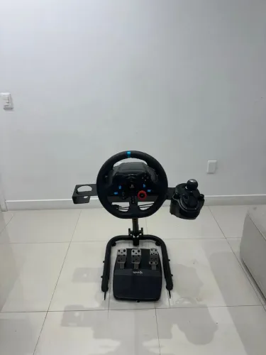 Com Volante Gamer G29 + Câmbio Shifter Logitech + Suporte