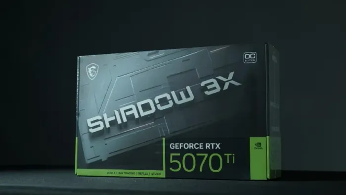 Placa de Vídeo - RTX 5070 Ti 16GB (MSI SHADOW 3X OC) por R$7.199,00