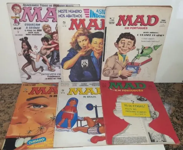 3 Revistas Mad In Brazil,Você Escolhe 3 Das Que Estão Anunciadas