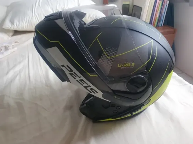 Capacete Peels Escamoteável (tipo ROBOCOP) com viseira interna fumê