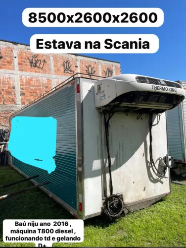 BAÚ frigorífico NIJU com Tendal  P/SCANIA 