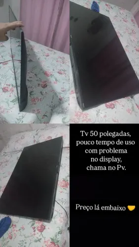 Tv 50 polegadas semi nova leia a descrição 