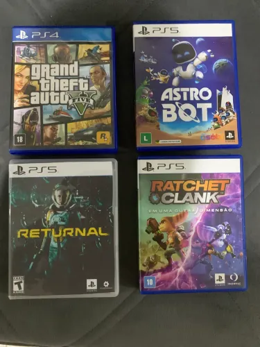 Jogos ps5 e ps4