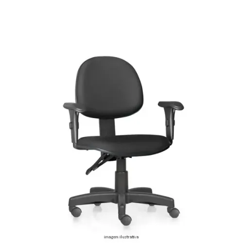 Cadeira ergonômica - backsysten - executiva injetada - com braços reguláveis