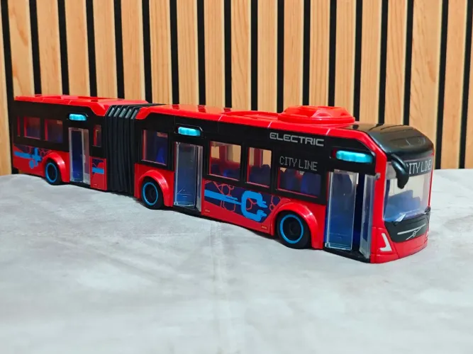 Miniatura de ônibus brinquedo - volvo