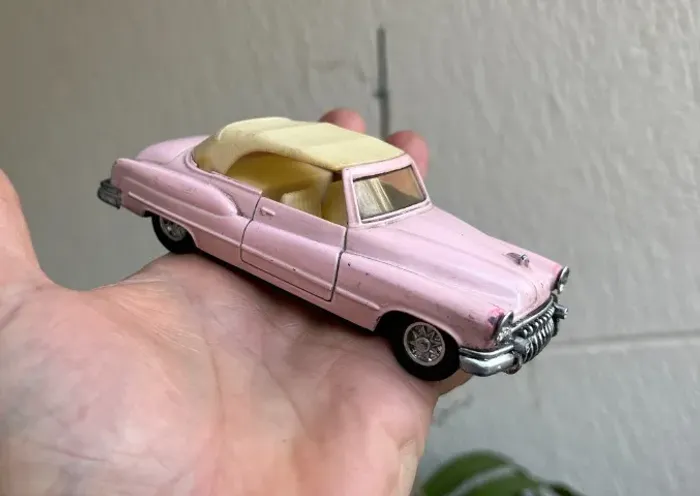 carro clássico 1950 Buick Roadmaster rosa pink carrinho antigo raro