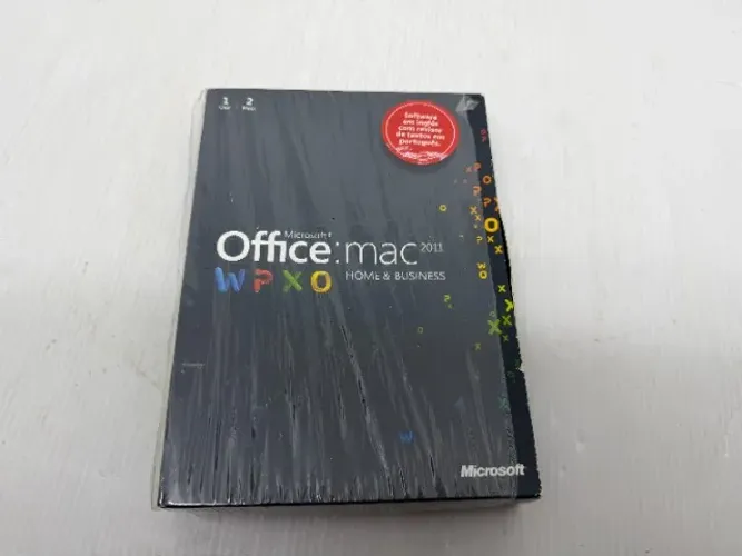 Microsoft Office MAC 2011 Home e Business na caixa