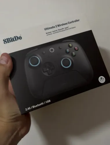 Controle 8BitDo Ultimate 2 Wireless TMR 1000Hz com Dock