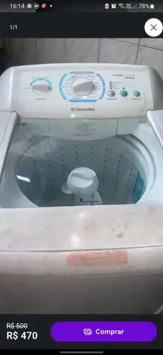 Máquina Electrolux 12kg