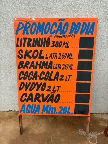 Placa de promoção