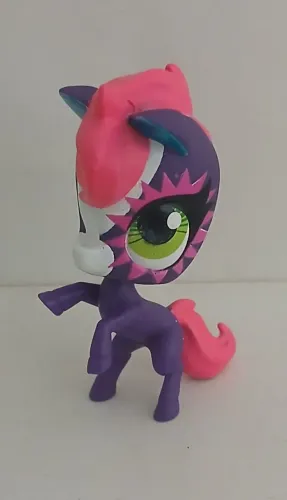 BONECO MINIATURA LPS LITTLEST PET SHOP CAVALO ORIGINAL PARECE O CAVOLO DE FOGO DO DESENHO