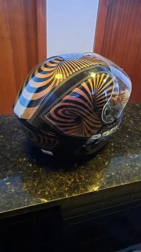 Capacete camaleão estado de novo N:60