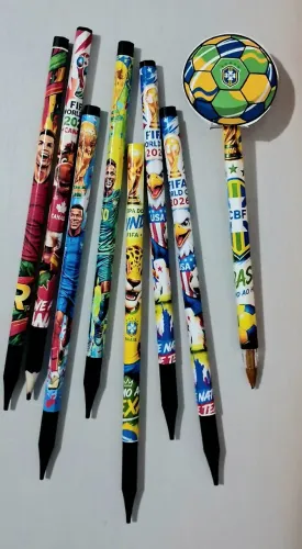 Caneta e lapiz personalizado copa 2026