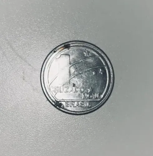 Moeda de 1 Cruzado Novo para coleciador