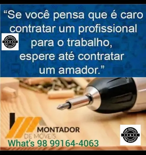 Montador Móveis Nota Fiscal e Garantia