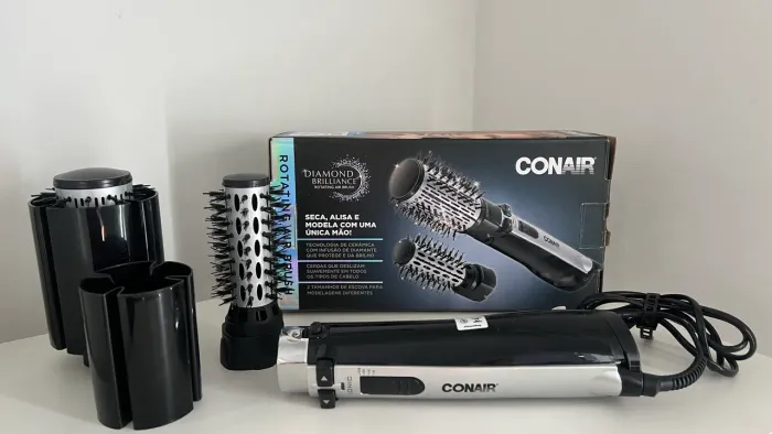 Escova Secadora Rotativa Diamond Rotating Conair
