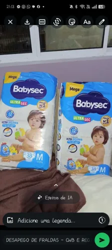 Fralda Babysec M