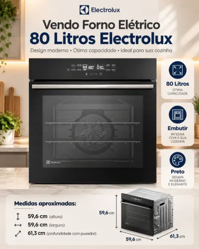 Vendo Forno Elétrico 80 Litros Electrolux