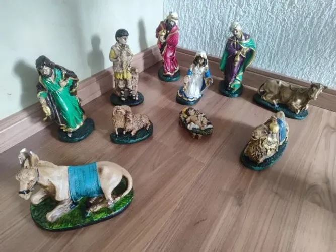 PRESEPIO NATAL DE GESSO