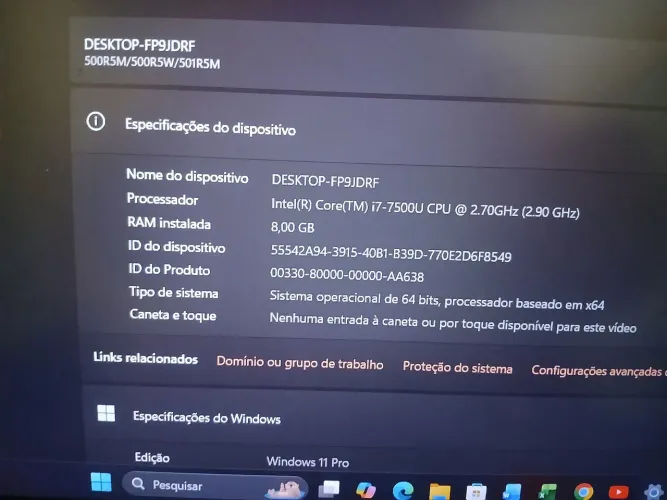 Notebook Samsung 