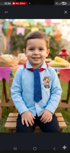Fantasia Infantil Caipira - Festa Junina