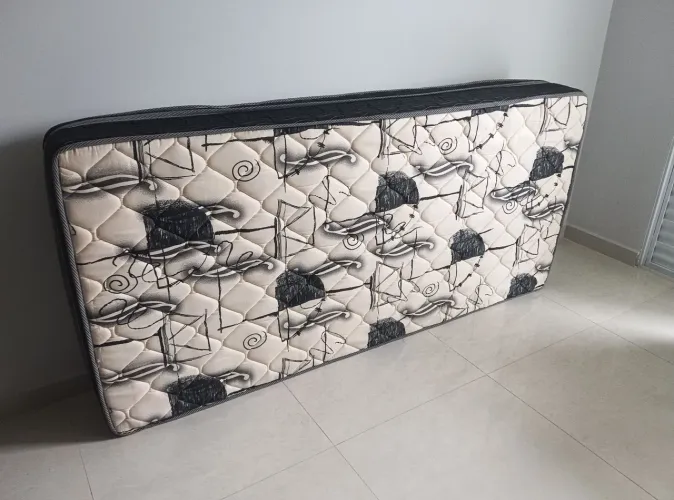 Colchão Solteiro Ortobom Ortop D45 88x188x28cm Airtech 1.5.0 Grafite/Branco