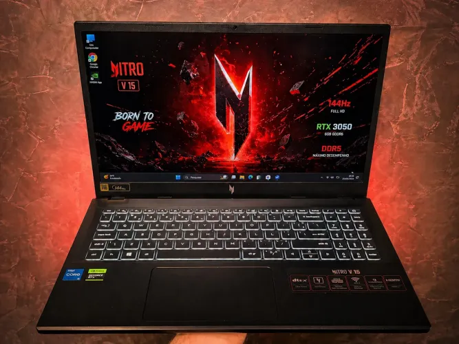 ACER NITRO V15 RTX 3050 I5 13 GERACAO 144HZ GAMER
