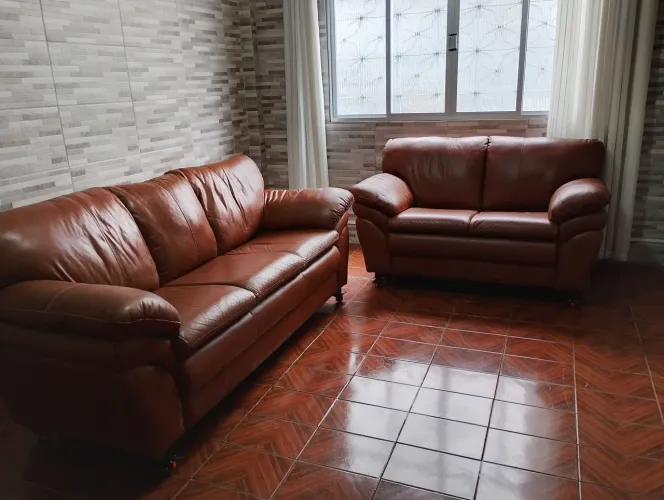 Vendo Sofá Em Perfeito Estado Em Couro 