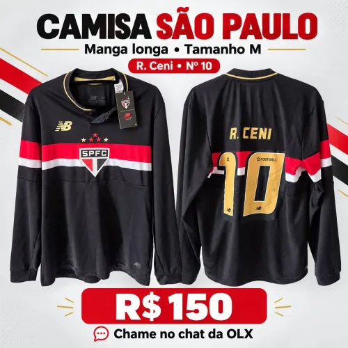 Camisa São Paulo Oficial (M) R. Ceni n?10 New Balance